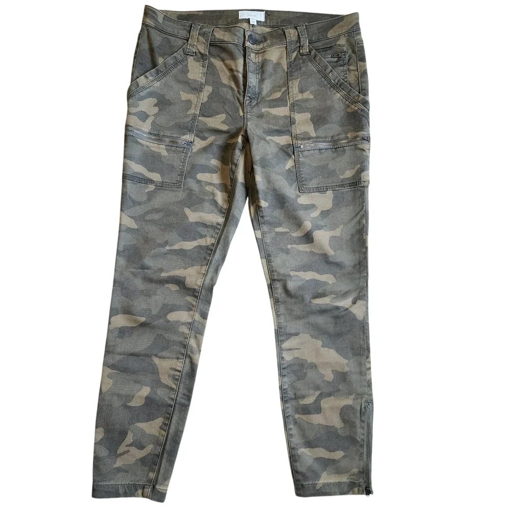 Joie Park Camouflage Cargo Skinny Pants - 32 - Picture 4 of 13